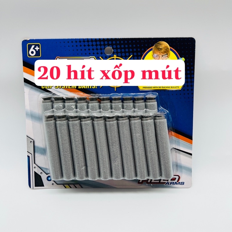 Đồ chơi vỉ 20 viên xốp tường cho bé