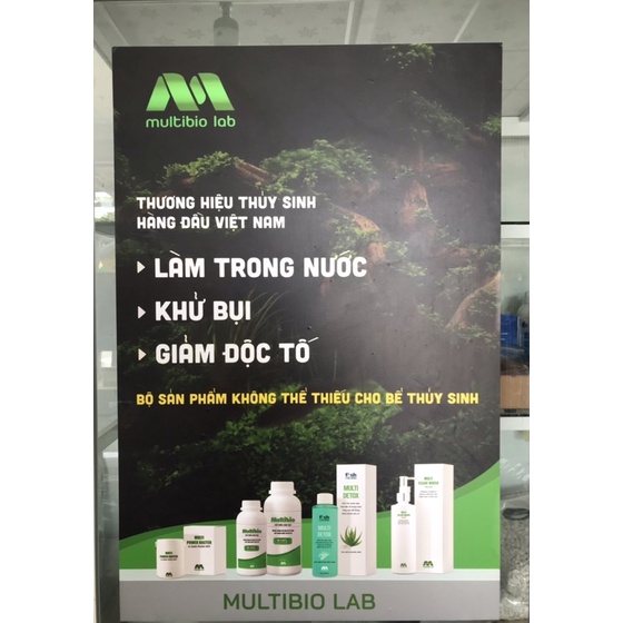 Vi sinh multibio khử mùi hôi tanh-làm trong nước,ổn định hệ vi sinh hồ cá