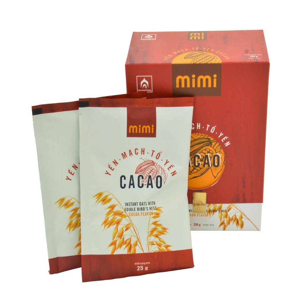 Bột Yến Mạch Tổ Yến Mimi (Cacao) - Nhà Yến Nha Trang