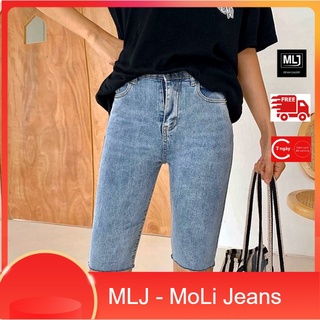 Quần jean ngố / lửng BIG SIZE lưng cao, co dãn mạnh rách đẹp 3209