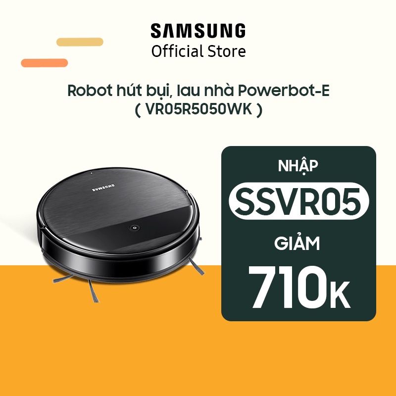 Robot hút bụi lau nhà Samsung Powerbot-E (VR05R5050WK)
