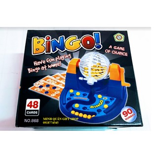 Bộ đồ chơi lô tô Bingo cho bé và cả nhà 90 số và 48 card