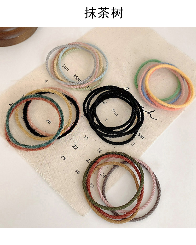 Set 5 Băng Đô Co Giãn Phong Cách Retro Xinh Xắn