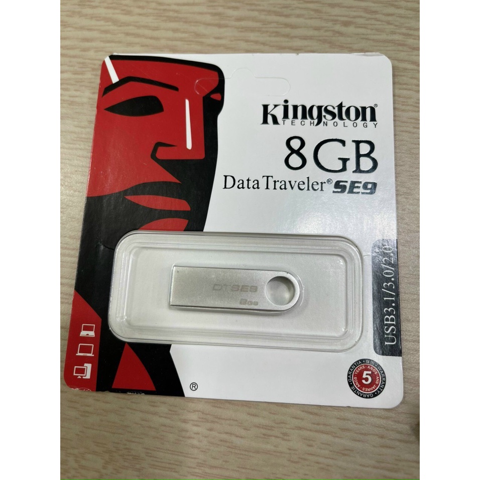 USB Kingston SE9 64GB/32GB/16GB/8GB  - USB 2.0/3.0, chống nước - Bảo hành 12 tháng, lỗi 1 đổi 1