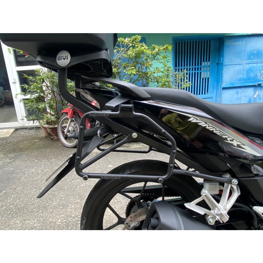 Thùng Hông Winner X ,thùng hông givi E22N và  baga hông SBL Winner X , hàng givi chính hãng, bảo hành 2 năm