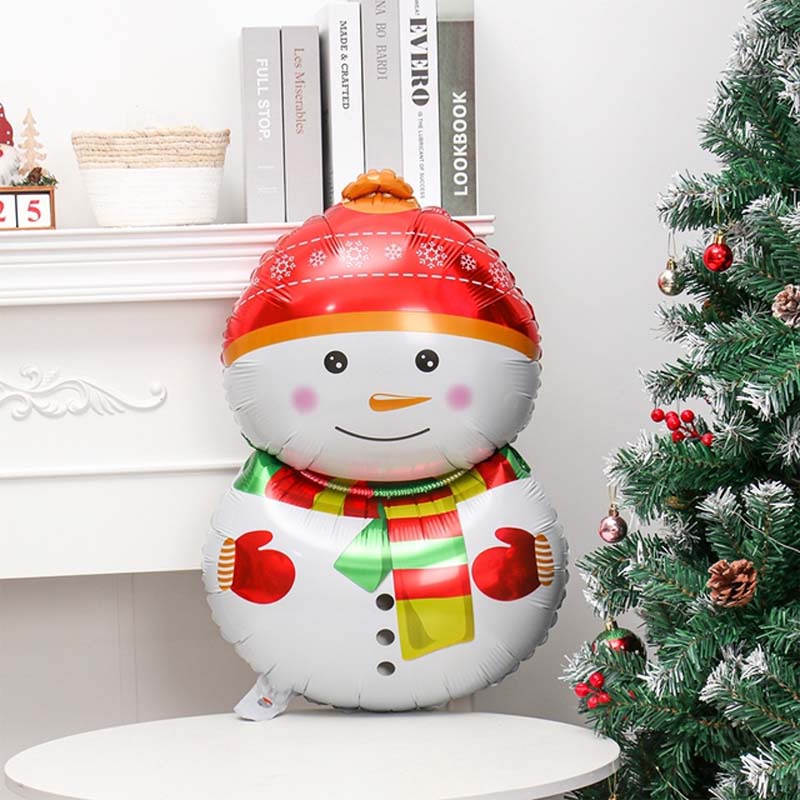 Bong bóng lá nhôm khổng lồ họa tiết Giáng sinh