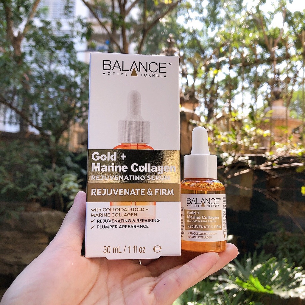 Tinh Chất Sáng Da Balance Active Formula-Gold Collagen Rejuvenating Serum (30ml)