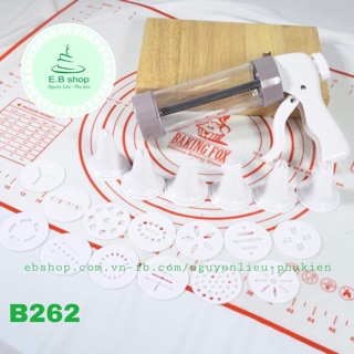 Cookie Press bánh quy Dụng cụ tạo hình hoa làm bánh quy