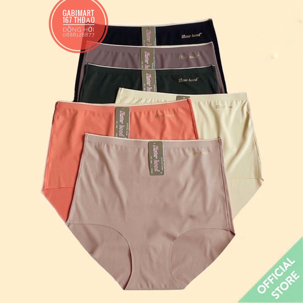 Quần lót nữ thái lan 985 sister hood, quần su đúc, hoàn toàn k có viền, lưng thun bản lớn, lưng cao, ôm bụng