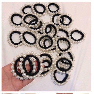 SỈ CHUN BUỘC TÓC ĐÍNH HẠT PHONG CÁCH HÀN QUỐC CHO BẠN GÁI