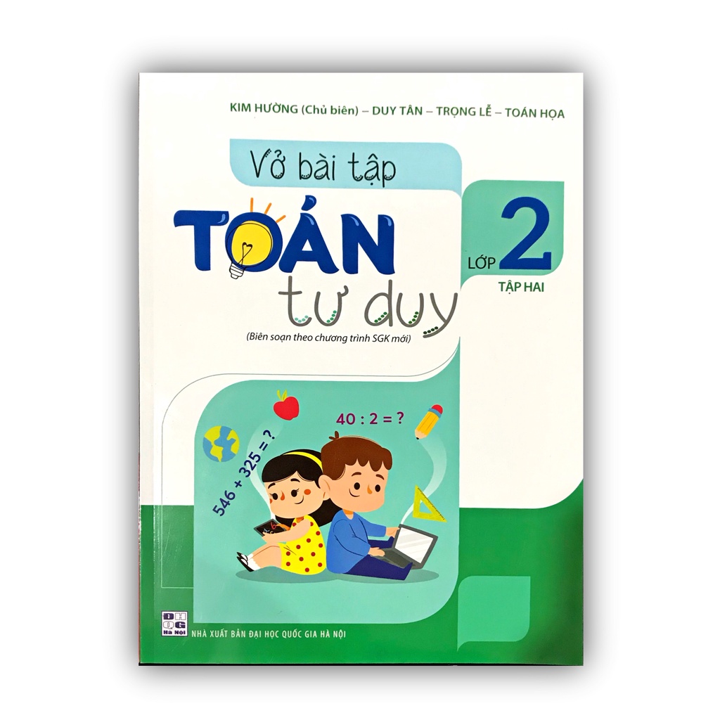 Sách - Sách - Vở bài tập Toán tư duy lớp 2 (Tập 2)