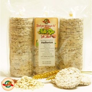 Bánh gạo lứt yến mạch - hello rice - 500g
