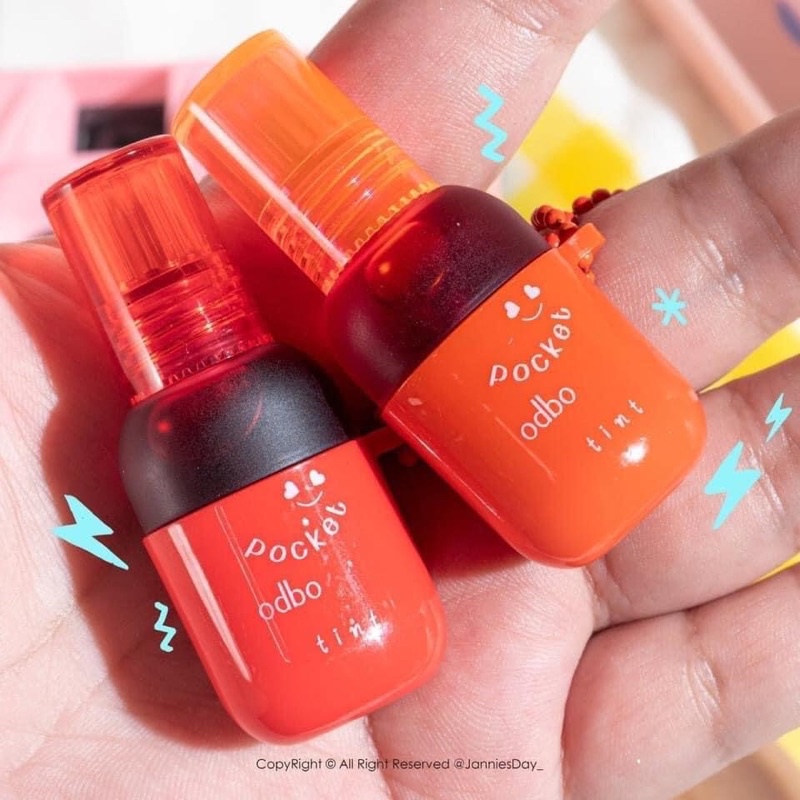 01 Son Tint Bóng Lì ODBO POCKET 9ml Thái Lan