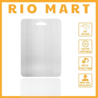 Thớt inox 304 cao cấp kháng khuẩn dày dặn chính hãng chopping block r13 riomart