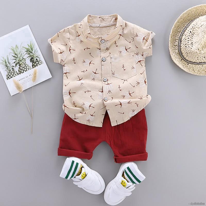 Bộ đồ áo và quần năng động cho bé trai 0-4 tuổi