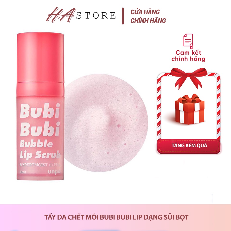 Tẩy Da Chết Môi Bubi Bubi Lip Dạng Sủi Bọt