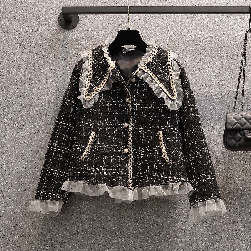 Áo dạ tweed có ảnh thật