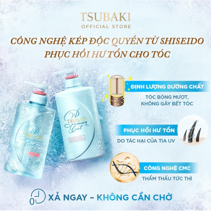 [TEM VIỆT] Bộ 2 CHAI Dầu Gội + Xả Tsubaki Nhật Bản 450ml | BigBuy360 - bigbuy360.vn