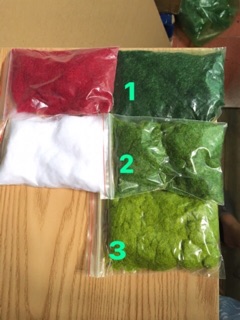Bột cỏ nhung làm thảm mô hình 10g