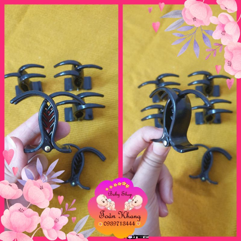 💥KẸP TÓC CÀNG CUA ĐEN BÓNG 3 RĂNG HÀNG LOẠI 1