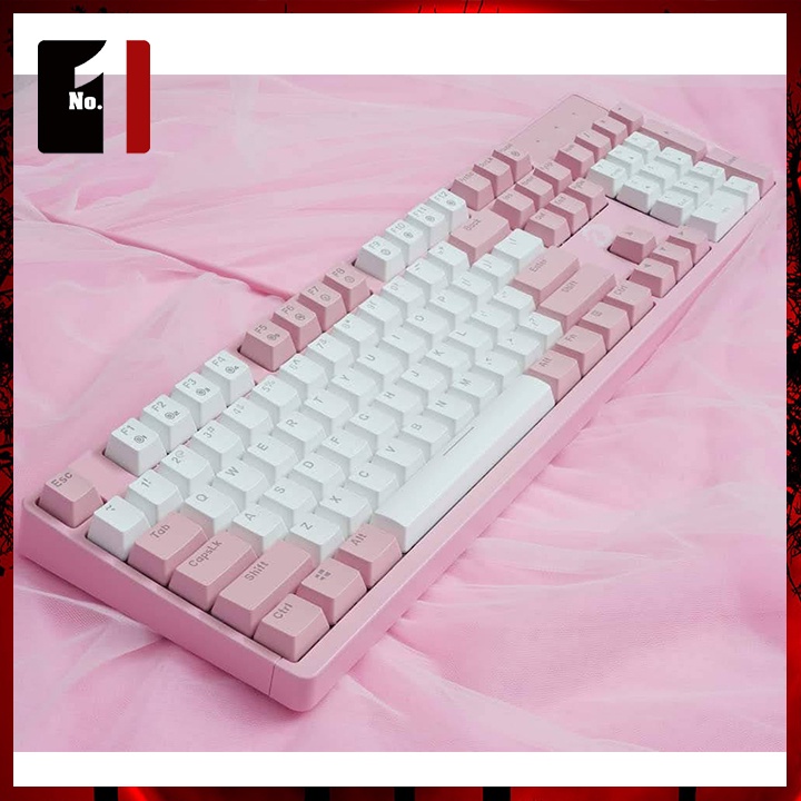 Bàn Phím Cơ Gaming Máy Tính DareU EK1280S Màu Hồng Led RGB Bàn Phím Vi Tính Laptop Pc Chơi Game Dễ Thương Có Dây