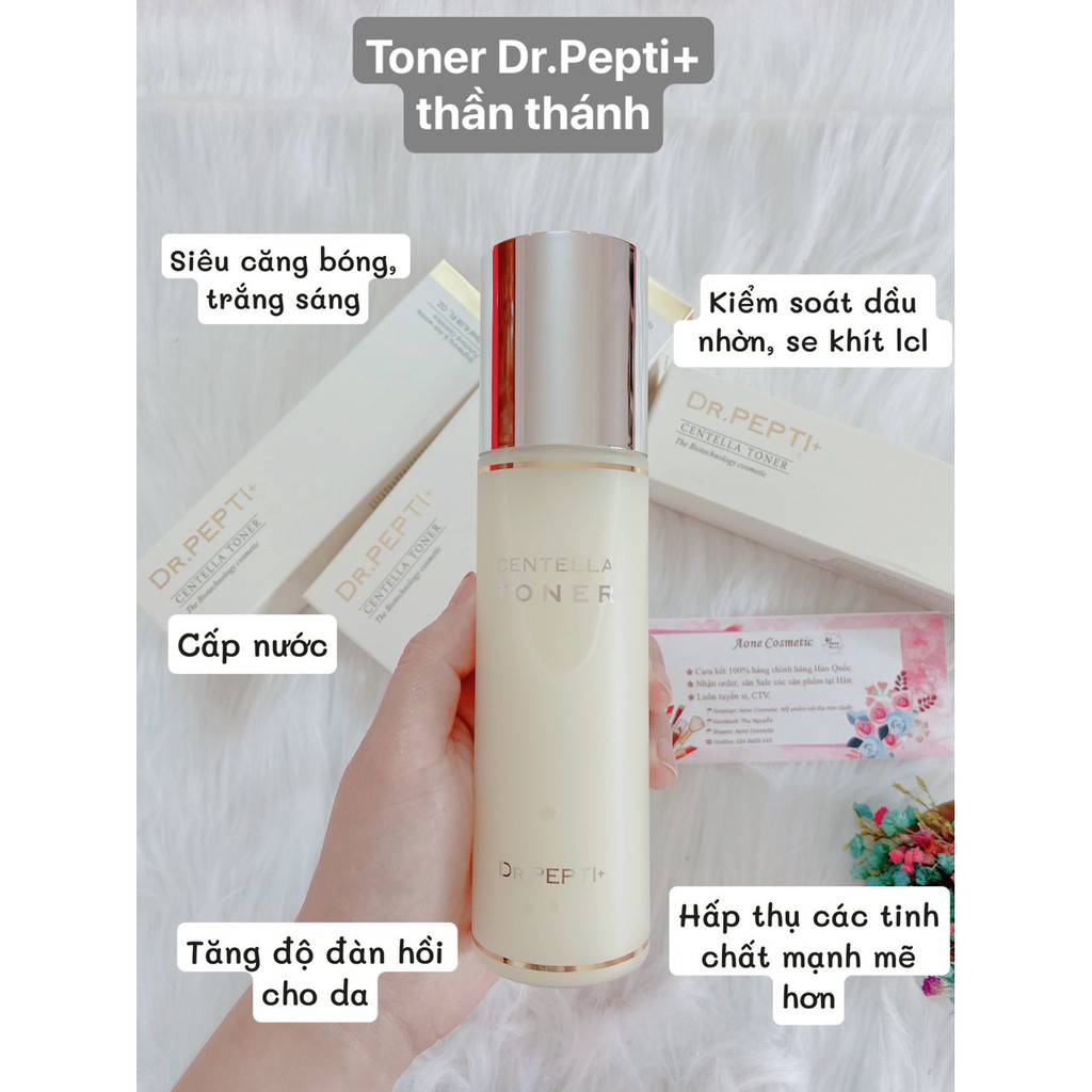 Nước hoa hồng Toner Dr.Pepti+
