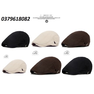 nón mũ Bere nam Hàn Quốc Kaki Beret thiết kế mới nhất HNN272