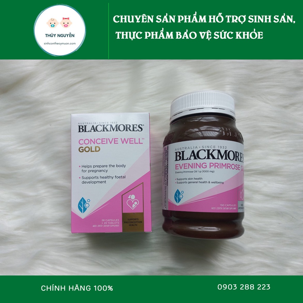 🍁Bộ sản phẩm :Tinh Chất Hàu🍅  Menevit🍅 Bổ trứng Blackmore 🍅Hoa anh thảo của Úc - Giúp tăng thụ thai