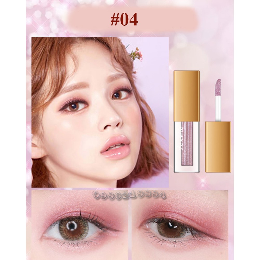 Nhũ mắt ánh kim lấp lánh Lameila Liquid Eye Shadow LMN1