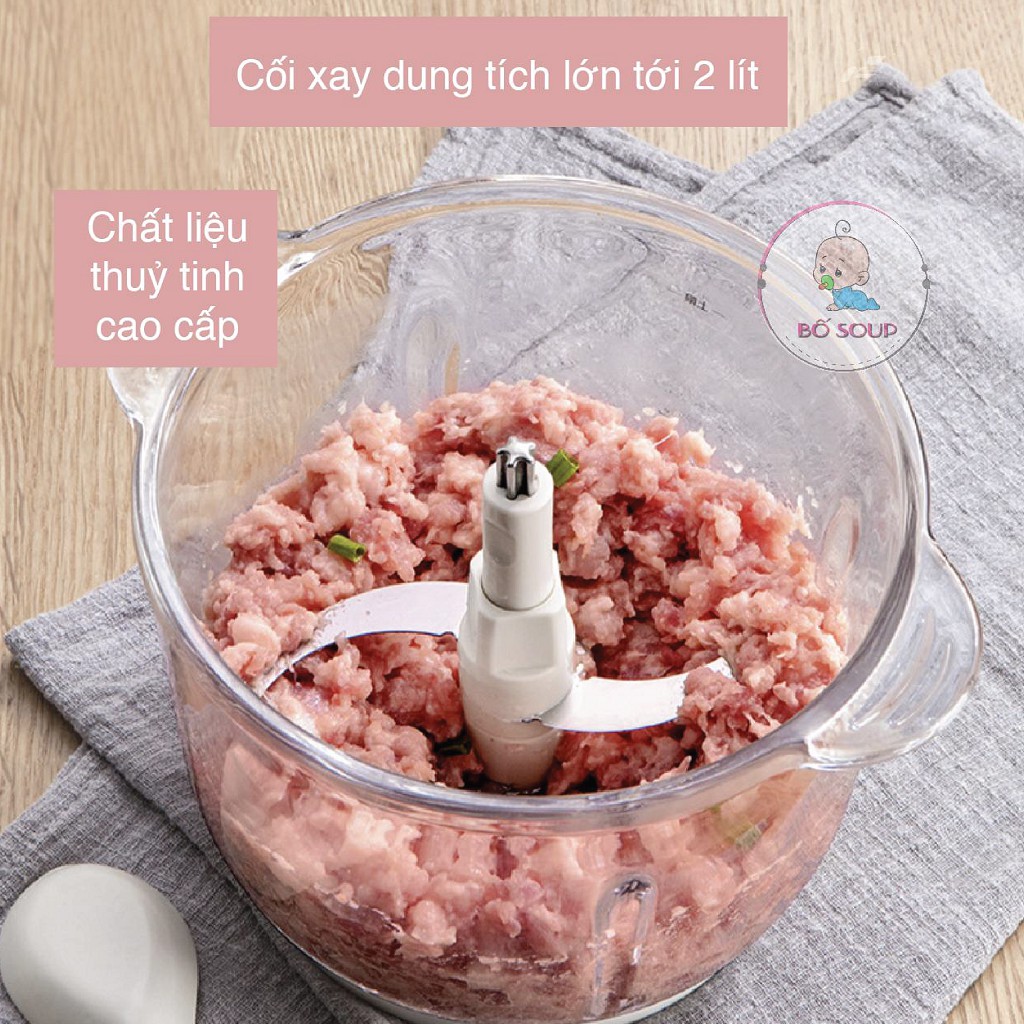 Máy Xay Thịt Đa Năng Bear 2L Shop Bố Soup