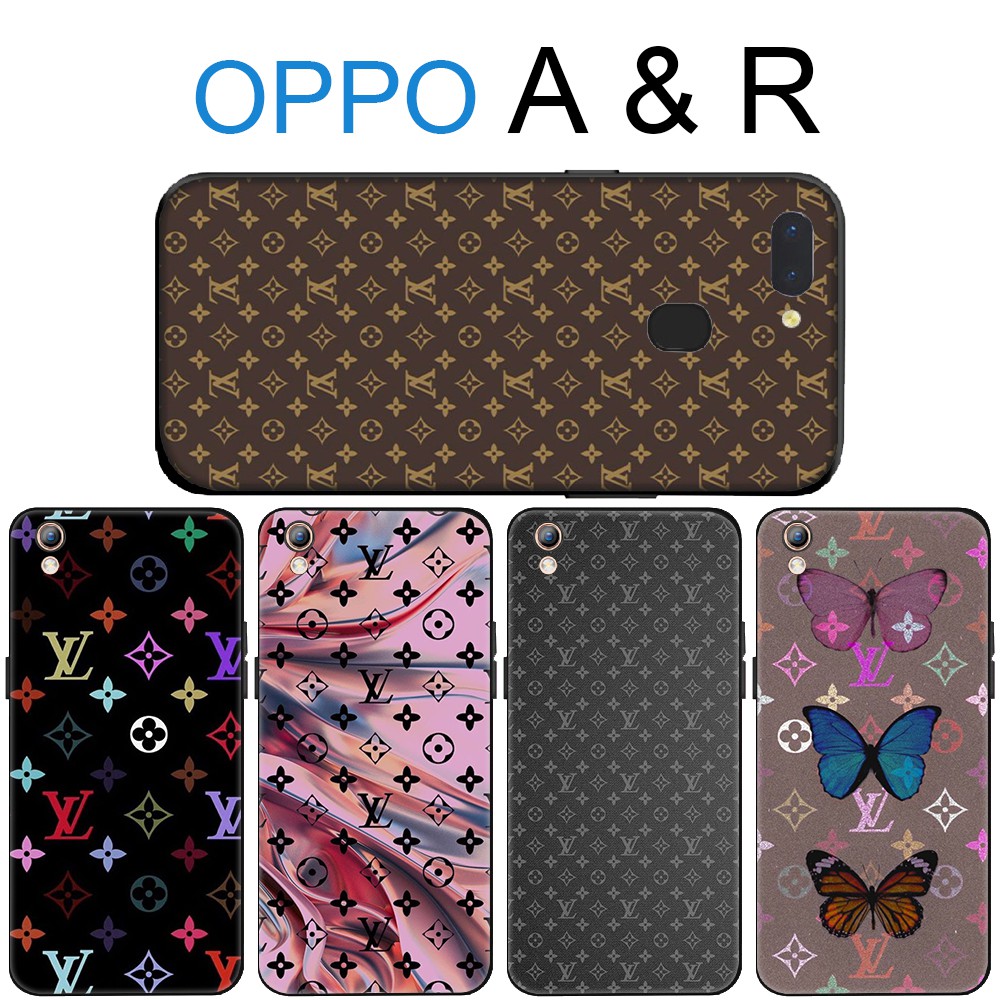 Ốp lưng điện thoại bằng Silicone mềm dành cho OPPO F11 A9 R9 R9S F1 Plus R15 R17 Pro A1K A5 2020 MD131 hình logo LV