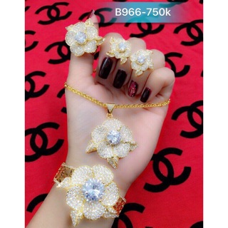 Bộ trang sức xi mạ vàng cao cấp B966