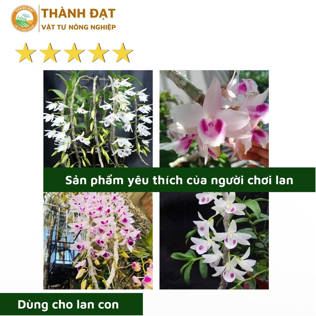 Phân bón thông minh Rynan 200, phân bón cho phong Lan con - Màng Polyme Kiểm Soát Giải Phóng Phân Từ Từ
