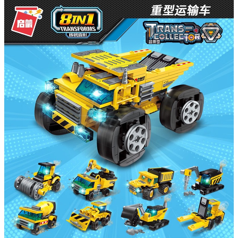 Bộ lắp ráp mô hình các loại xe công trình