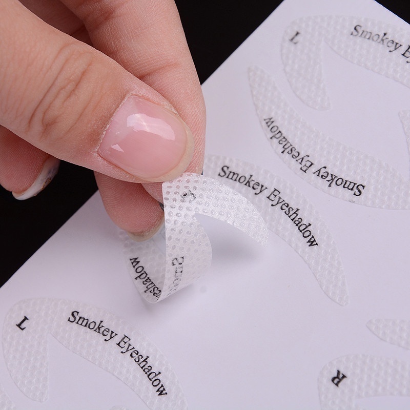 Set 4 Thẻ Kẻ Mắt Làm Từ Vải Không Dệt Có Thể Tái Sử Dụng