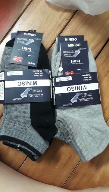 Combo 10 đôi tất nam miniso