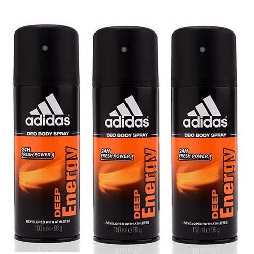 Xịt Khử Mùi Adidas Deep Energy 150ml [Chính hãng]