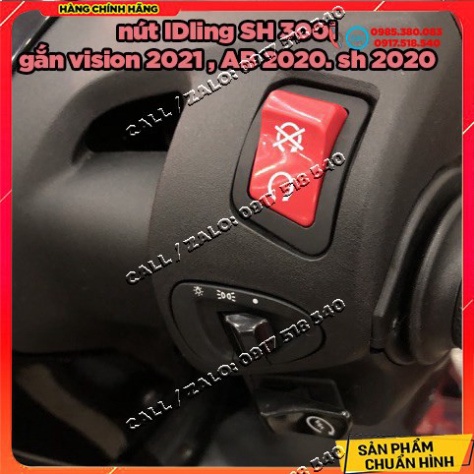 ✅ Nút IDLING STOP đỏ SH 300i gắn Vision 2021, AB 2020, SH việt, SH 2020 và các dòng xe có IDLING STOP ( chính hãng ) ✅ Ả
