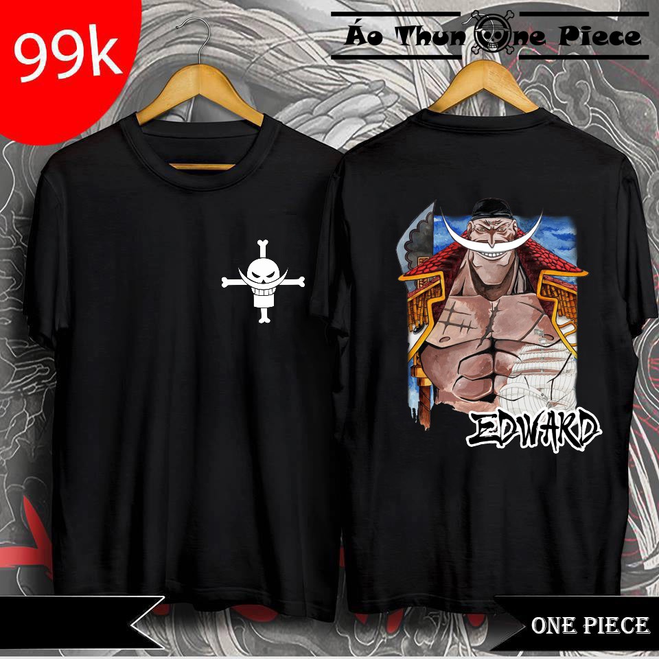 ⚡️FREESHIP⚡️Áo Thun In Hình Râu Trắng "White Beard" Đảo Hải Tặc Cực Chất, Cực Đẹp - Áo Thun One Piece
