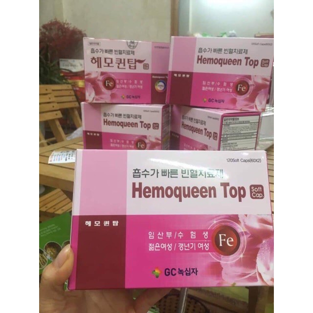 Viên Uống Bổ Sung Sắt HEMOQUEEN TOP Hàn Quốc 120V | BigBuy360 - bigbuy360.vn