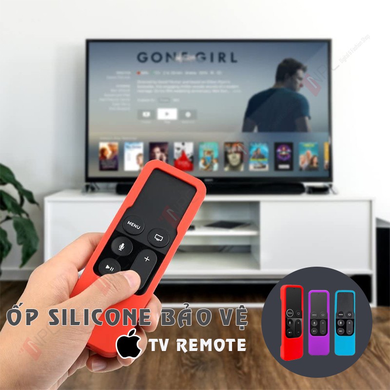 Ốp Silicone Bảo Vệ Remote Apple TV Chống Va Đập Trầy Sước Dành Cho Apple TV Gen 4 | Gen 5