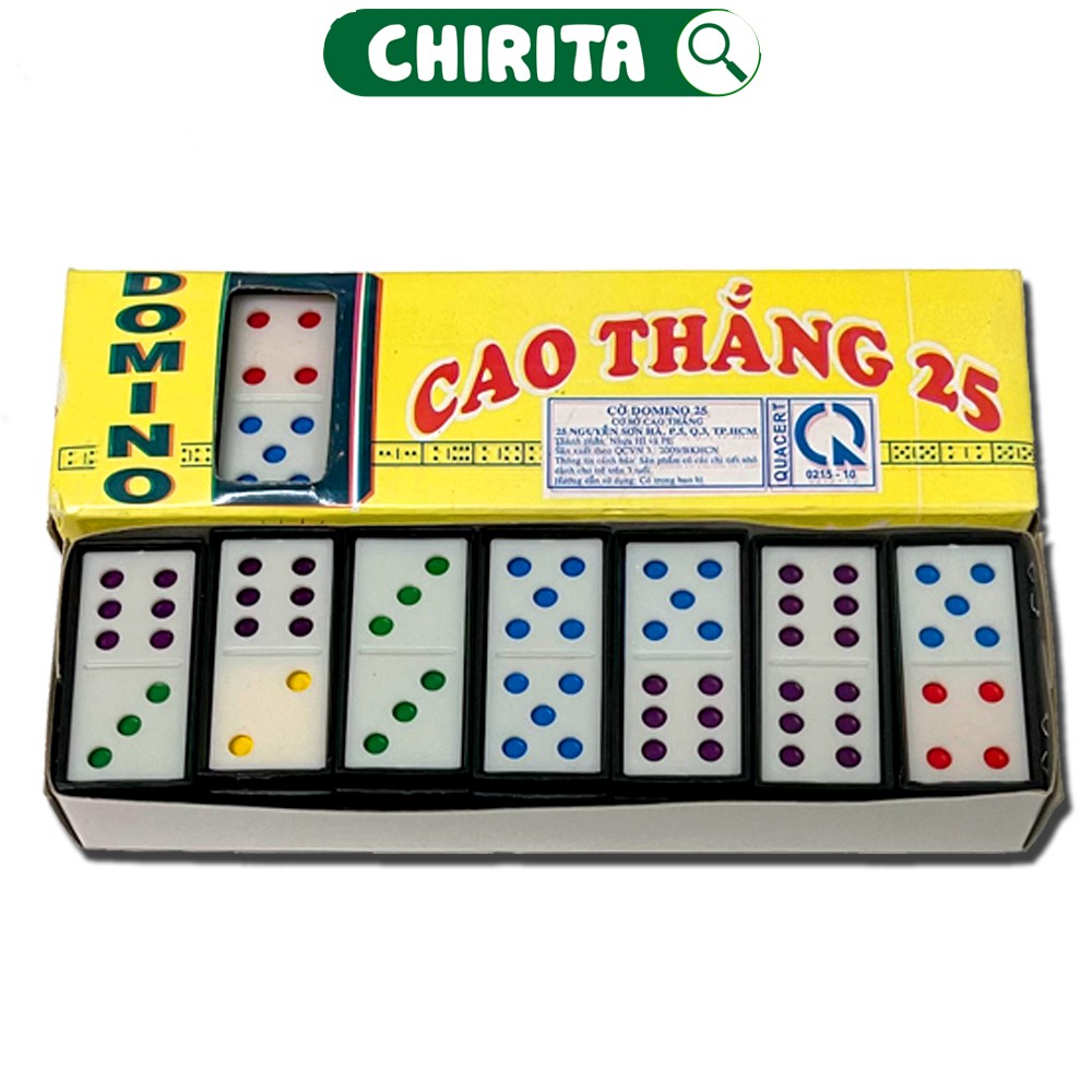 Bộ Cờ Domino CAO THẮNG - Cờ Domino Bằng Nhựa Loại TỐT , Đồ Chơi Trẻ Em CHIRITA