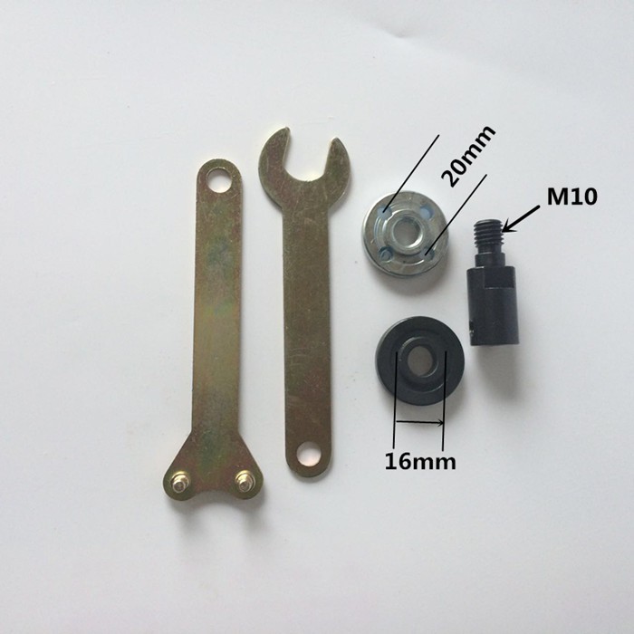 Bộ kẹp lưỡi cắt,cưa,mài M10 lỗ 6mm dùng cho motor