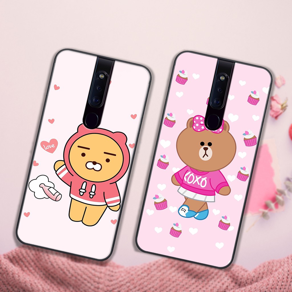 Ốp lưng điện thoại OPPO F11 - F11 PRO in hình gấu line - Doremistorevn | BigBuy360 - bigbuy360.vn