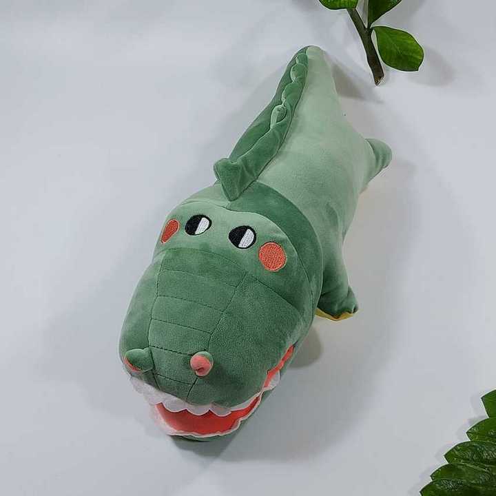 Gấu Bông Cá Sấu Ngáo Cute Chất Liệu Vải Nhung Co Giãn 4 chiều- Thú Nhồi Bông Cá Sấu Mặt Ngáo Mềm Mịn 60 Cm