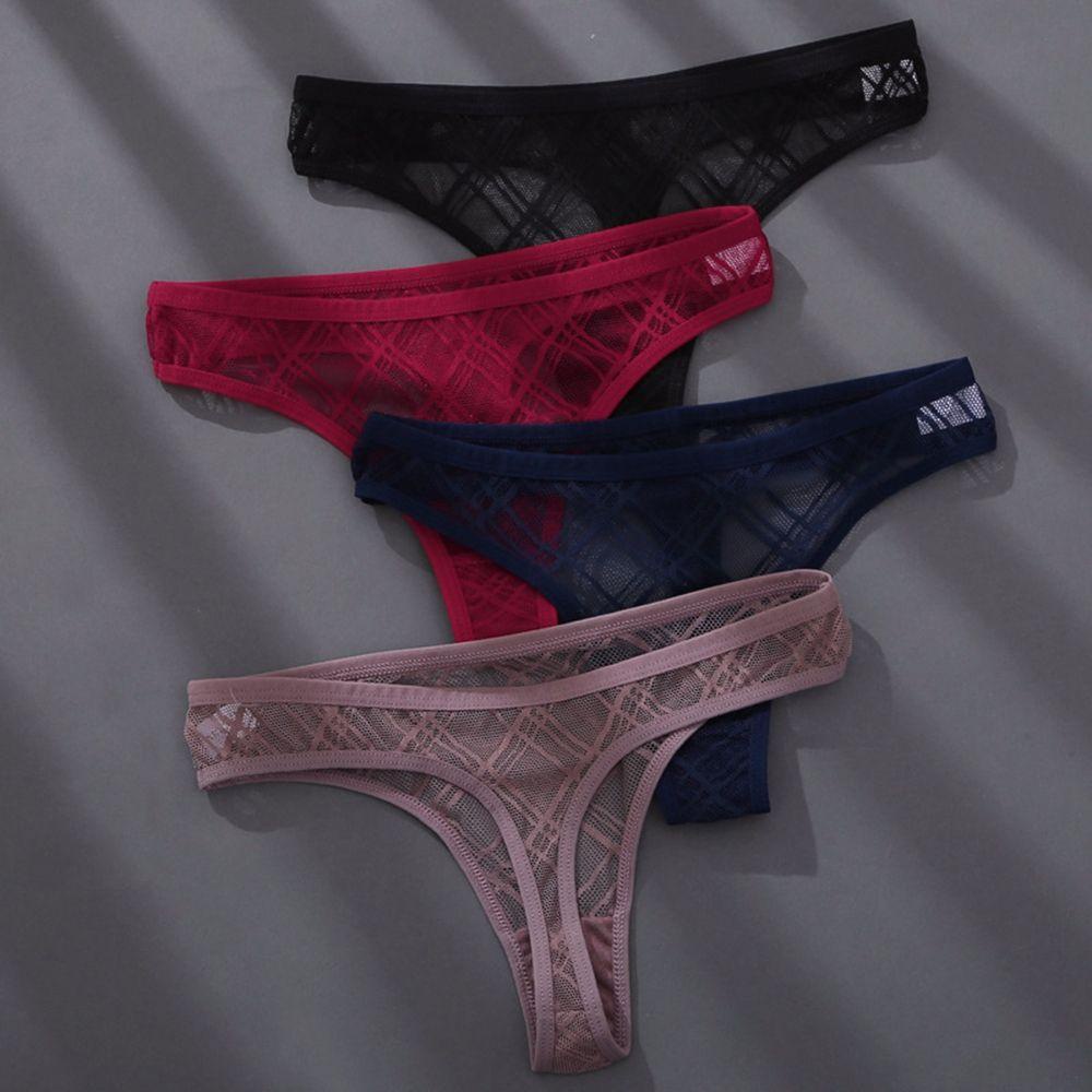 OCEANMAP Quần Lót Ren Lưới Phong Cách Hàn Quốc Quyến Rũ Cho Nữ