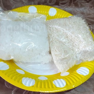 Gạo Muối cúng kiến,thờ cúng (có dĩa)