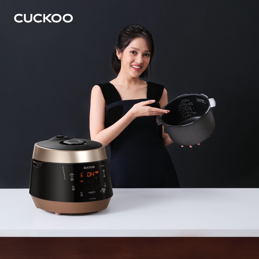 [Mã ELHADEV giảm 4% đơn 300K] Nồi cơm điện tử áp suất CUCKOO CRP-PK1000S 1,8 lít - Hàng chính hãng