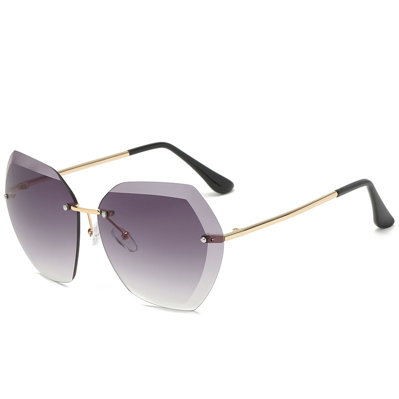 Kính Mát Không Gọng Màu Kẹo Gradient Thời Trang Cho Nữ | BigBuy360 - bigbuy360.vn