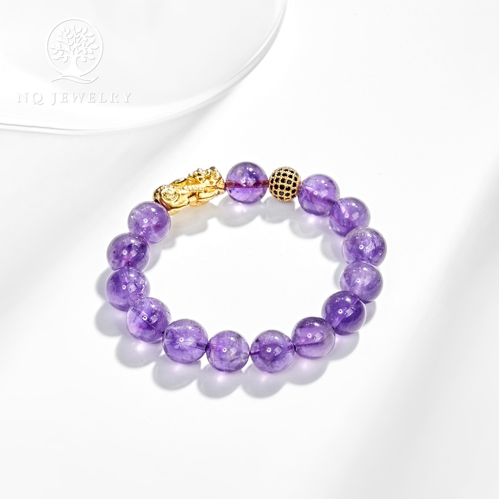 Vòng tay nam phối charm tỳ hưu - NQ Jewelry